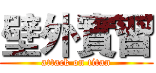 壁外實習 (attack on titan)