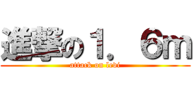 進撃の１．６ｍ (attack on levi)