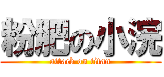 粉肥の小浣 (attack on titan)