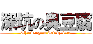 深坑の臭豆腐 (Shenkeng on Stinky tofu)