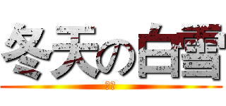 冬天の白雪 (冬雪)