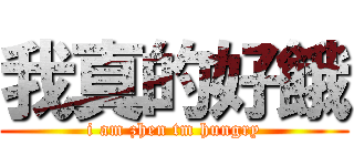 我真的好餓 (i am zhen tm hungry)