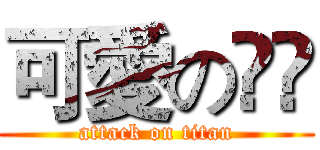 可愛の瑈瑈 (attack on titan)