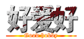 好爱好 (Good hobby)