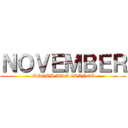 ＮＯＶＥＭＢＥＲ (MONTH AT A GLANCE)