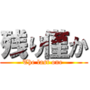 残り僅か (The last one )