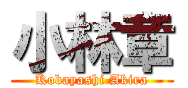 小林章 (Kobayashi Akira)