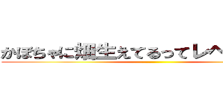 かぼちゃに畑生えてるってレベルだねこれ ()