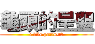 龜頭的呈聖 (i like panis<3)