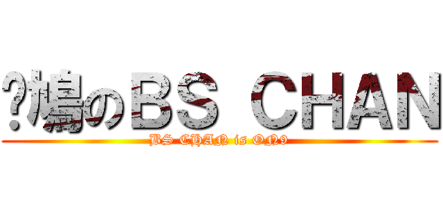戇鳩のＢＳ ＣＨＡＮ (BS CHAN is ON9)