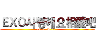 ＥＸＯ사랑해요相愛吧 (exo we are one !)