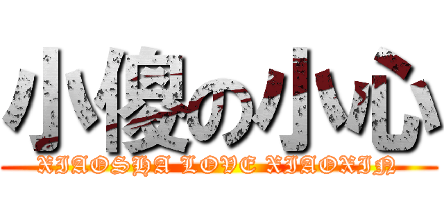 小傻の小心 (XIAOSHA LOVE XIAOXIN)