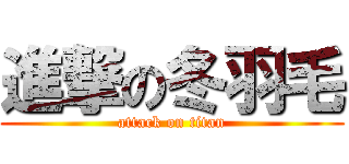 進撃の冬羽毛 (attack on titan)