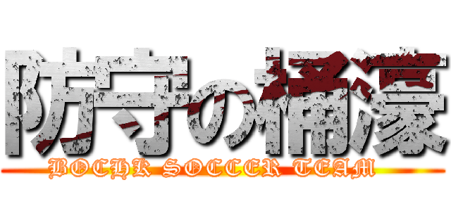 防守の桶濠 (BOCHK SOCCER TEAM  )