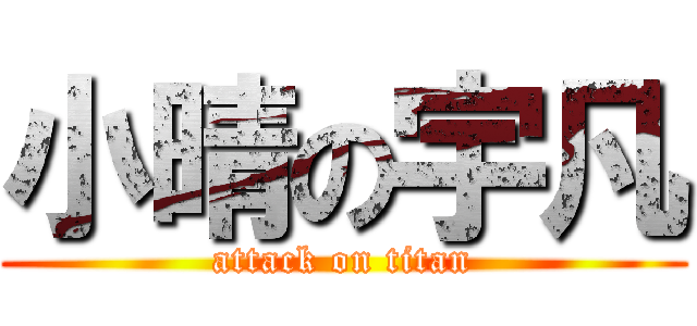 小晴の宇凡 (attack on titan)