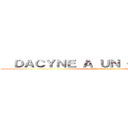   ＤＡＣＹＮＥ Ａ ＵＮ ＧＲＯＳ ＮＥＺ (miskina dépression)