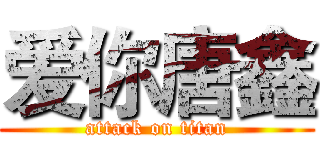 爱你唐鑫 (attack on titan)