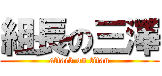 組長の三澤 (attack on titan)