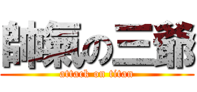 帥氣の三爺 (attack on titan)