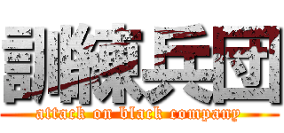 訓練兵団 (attack on black company)