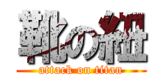 靴の紐 (attack on titan)