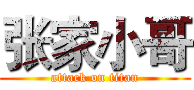 张家小哥 (attack on titan)