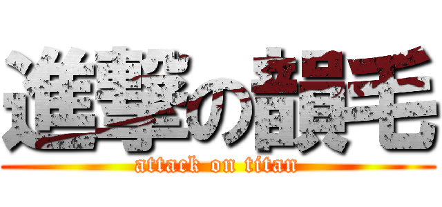 進撃の韻毛 (attack on titan)