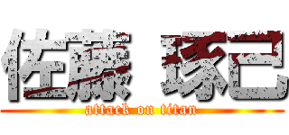 佐藤 琢己 (attack on titan)