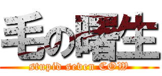 毛の曙生 (stupid seven COW)
