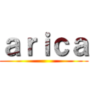 ａｒｉｃａ ()