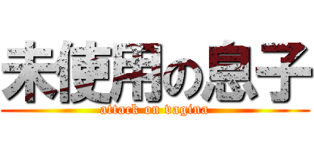 未使用の息子 (attack on vagina)