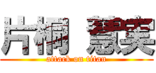 片桐 慧実 (attack on titan)