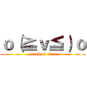 ｏ（≧ｖ≦）ｏ (attack on titan)