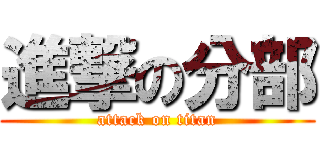 進撃の分部 (attack on titan)