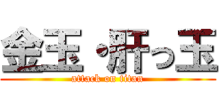 金玉・肝っ玉 (attack on titan)