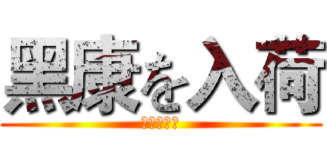 黑康を入荷 (泡麵吃半年)