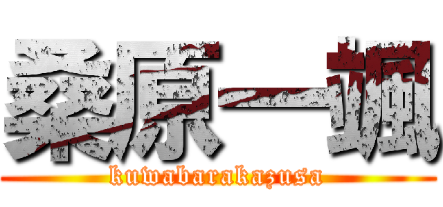 桑原一颯 (kuwabarakazusa)