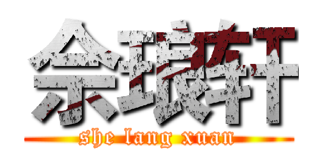 佘琅轩 (she lang xuan)