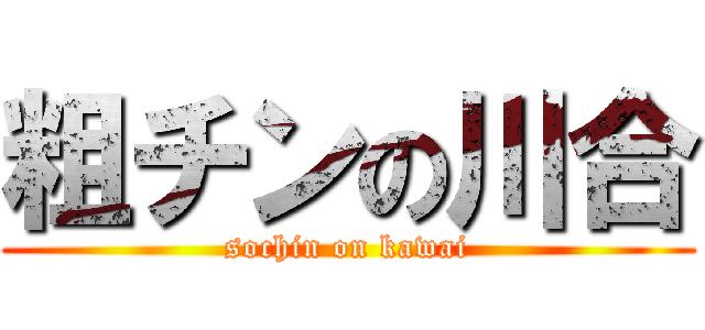 粗チンの川合 (sochin on kawai)