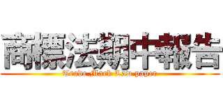 商標法期中報告 (Trade Mark Law paper)