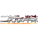 二次元の半沫 (Quadratic elements on titan)