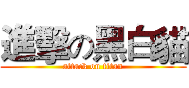 進擊の黑白貓 (attack on titan)