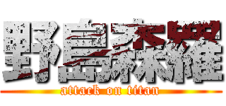 野島森羅 (attack on titan)