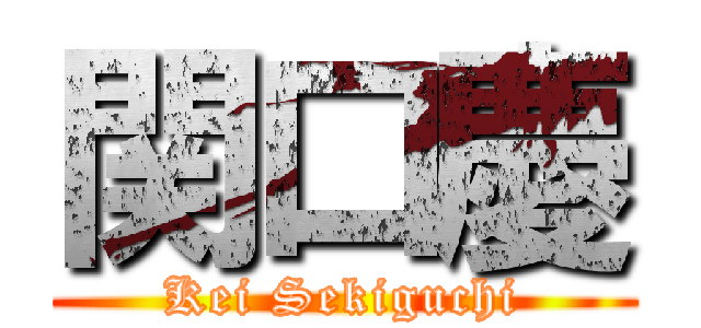 関口慶 (Kei Sekiguchi)