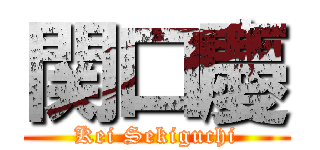 関口慶 (Kei Sekiguchi)