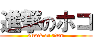 進撃のホコ (attack on titan)