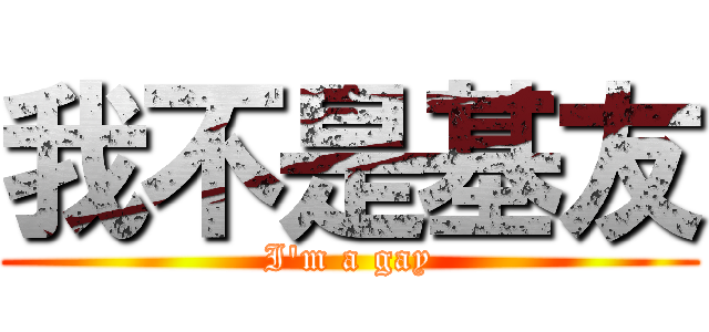 我不是基友 (I\'m a gay)