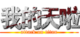 我的天啦 (attack on titan)