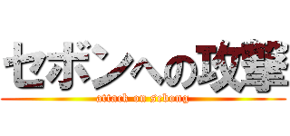 セボンへの攻撃 (attack on sebong)