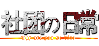 社团の日常 (why are you so diao)